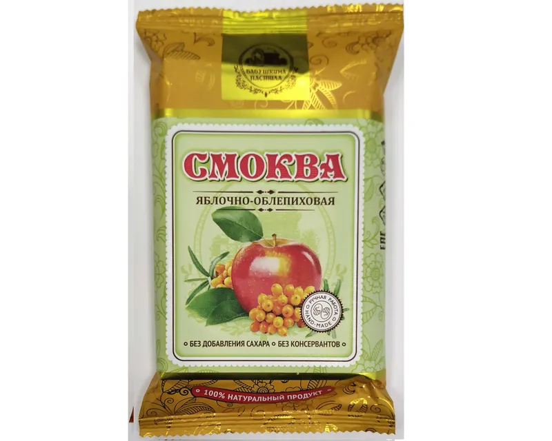 Смоква яблочно-облепиховая без сахара